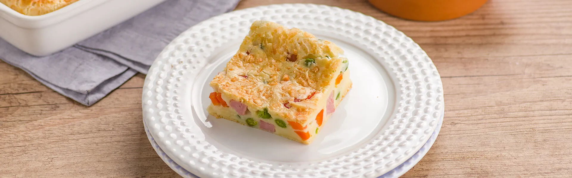 Torta de Presunto para Liquidificador